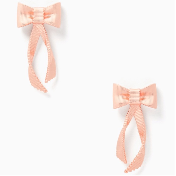 Kate Spade Ribbon Bow Earrings - Picture 2 of 5